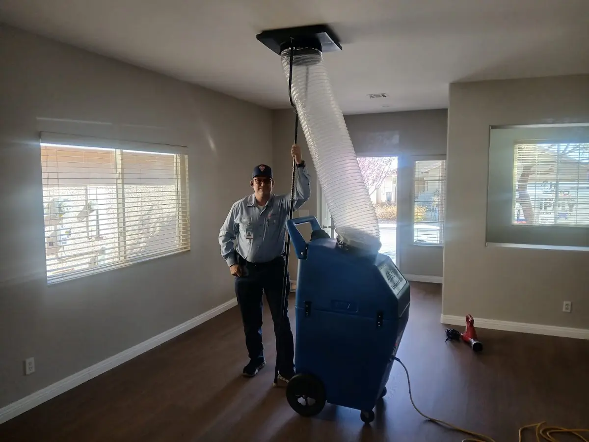 Professional Dryer Vent Cleaning work inside a Madera Ranchos home